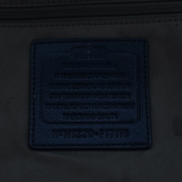 Vintage Y2K Coach Leather Shoulder Bag Hobo Metallic Blue F17116 - Picture 12 of 15